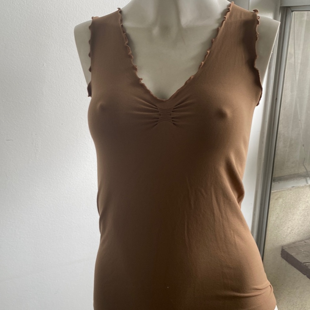 Nwt Sienna brown Barami layering top S